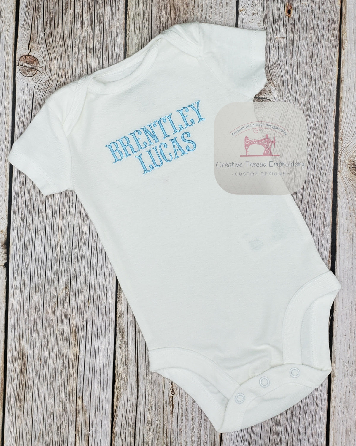 Embroidered Baby Onesie