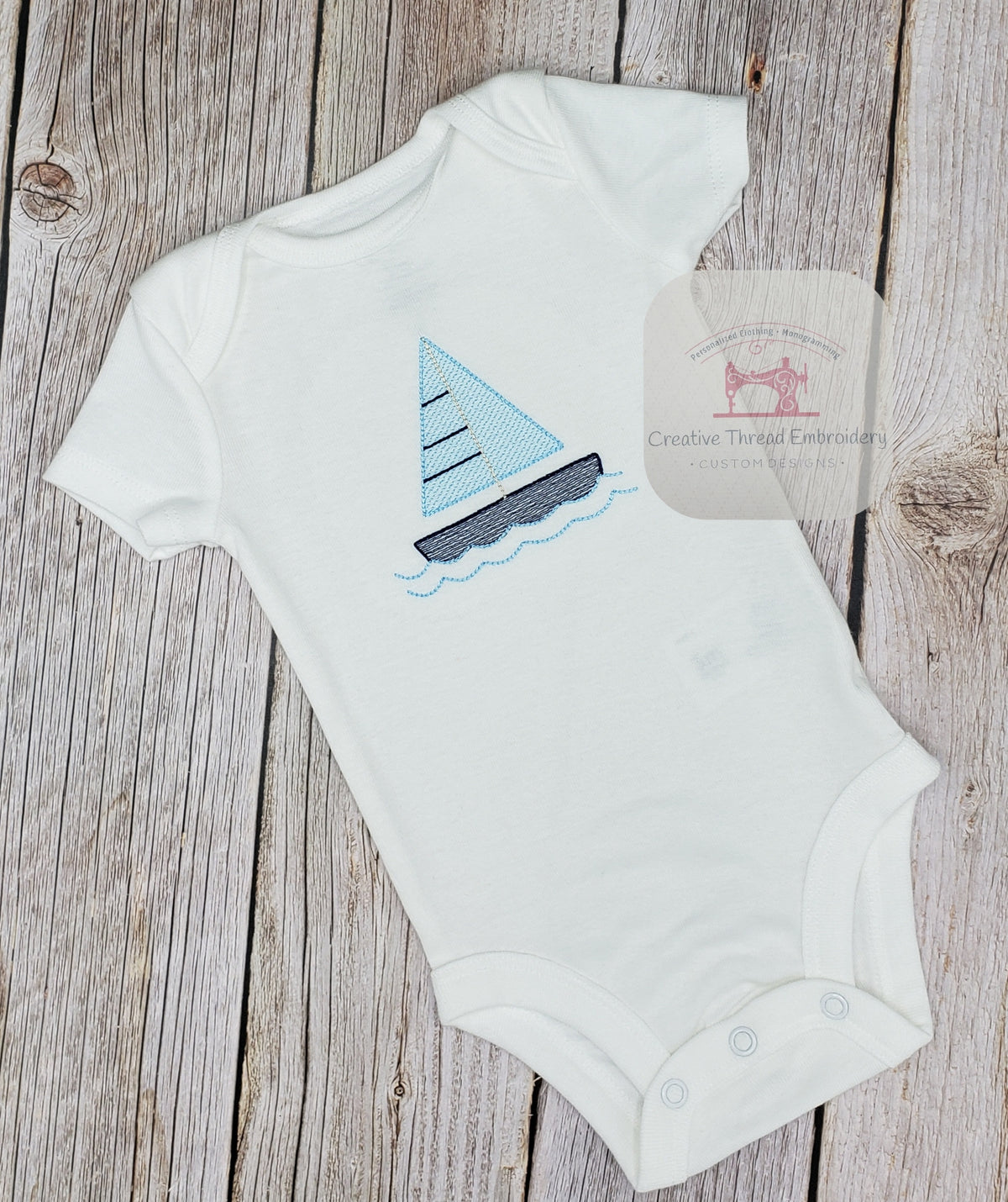 Sailboat Baby Onesie